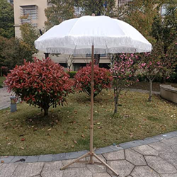 Sombrilla de jardín para patio, sombrilla de playa de 200 cm, sombrilla de jardín, sombrilla redonda con inclinación ajustable en altura/pabellón de p características