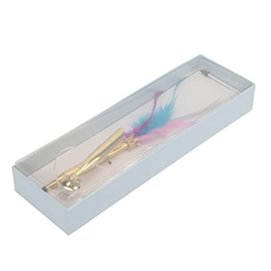 OUKENS Pluma, no se desvanece fácilmente Pluma de Pluma de Escritura Brillante, bolígrafo de Pluma de acrílico de Repuesto reemplazable para Firma(BP1 en oferta
