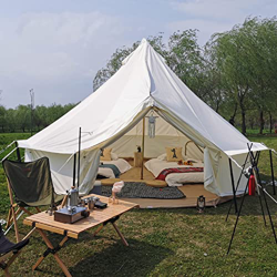 Tienda de campaña de Lona, Tiendas Oxford 900D Impermeables para Exteriores con Puertas y Ventanas de Red, Tienda de campaña de Lujo para 4-5 Personas precio