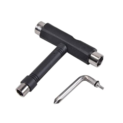 Jorzer Herramienta de Skate Portable Multifunción Accesorios de Herramientas T de Skateboard con Llave Hexagon de Tipo t y Destornillador de Llave de  precio