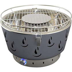 ACTIVA Barbacoa de mesa Airbroil Junior gris, parrilla de carbón vegetal con ventilación activa en oferta