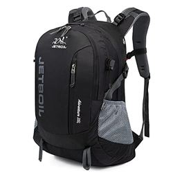BANGDILS Mochila Hiking de 35 L, impermeable y ligera, mochila deportiva, mochila de excursión, ideal para excursiones, viajes, acampada (Negro) precio