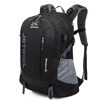 BANGDILS Mochila Hiking de 35 L, impermeable y ligera, mochila deportiva, mochila de excursión, ideal para excursiones, viajes, acampada (Negro)