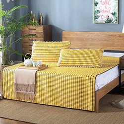 X1NGFU Colchón Bamboo,Estera de Dormir Verano,Esterilla de Bambú de Hielo Plegable,Colchón de Bambú Transpirable,Transpirable Enfriamiento Tapete,para características