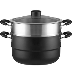 Vaporera, Vaporera/Olla De Sopa De 2 Capas De Acero Inoxidable, Parte Inferior De Capas Múltiples De Compuesto Más Grueso, Cocción Al Vapor/Ebullición precio