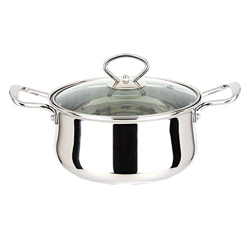 Olla, Acero Inoxidable 304, Hogar, Espesada, 1L/1.5L/2.5L/ 3.5L/4.5L / 6L para Estufa De Gas/Cocina De Inducción (1-8 Personas) (Tamaño : 1.5L) (2.5L) precio