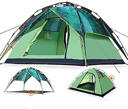 tiendas campaña ligeras Tiendas de campaña tipo cúpula, tienda de campaña, refugio emergente automático para 3-4 personas, tienda de campaña resistent características