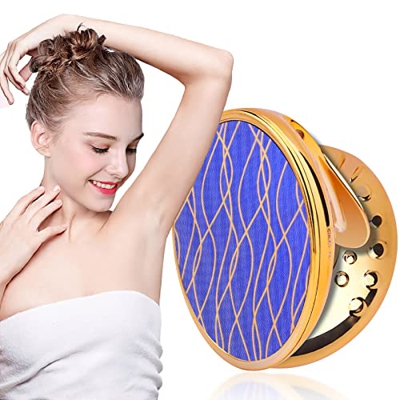 New Crystal Hair Eraser, Borrador de Pelo de Cristal, Herramientas de depilación de Cristal sin Dolor para Pierna Brazo Espalda Fast&Easy Soft Smooth 