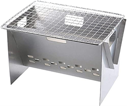 zhouye Parrilla Plegable de Acero Inoxidable para Camping, Parrilla portátil, Estufas de leña, Barbacoa para Acampar con Bolsa de Transporte, para Sen precio