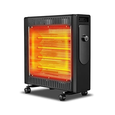 Calentadores de espacio para uso en interiores Cuerpo metálico Inteligente Calentador electrónico Temperatura de dos etapas Regulación del tubo de cua