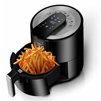 Desconocido Freidora de Aire, cocción eléctrica de Olés, con 6 preajustes de Cocina, Cesta Antiadherente, 5.5L