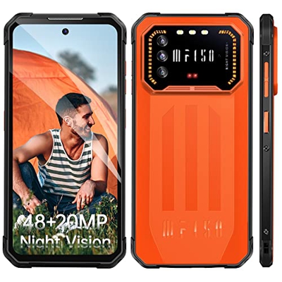 Teléfono Móvil Resistente 2022 IIIF150 Air1 Pro, 6GB + 128GB Móviles Libres, 48MP+20MP Visión Nocturna Movil Impermeable, 6.5" FHD+ Teléfono Robusto A