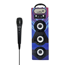 Biwond Altavoz Joybox TriSound (Bluetooth, Mando IR, Radio, Tarjeta Micro SD, USB, Pantalla LED, Mic Incluido) - Negro en oferta