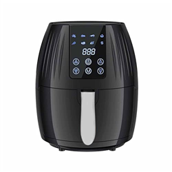 Freidora de aire, freidora inteligente de casa de 5.5 litros, temporizador de 60 minutos y control de temperatura ajustable, aceite de cocción con baj precio