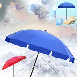 XFAK 230cm Sombrilla Inclinación Parasol De Playa Plegable Exterior Sombrilla Regulable Jardín Parasol con Bolsa para Terraza/Balcón/Mercado en oferta