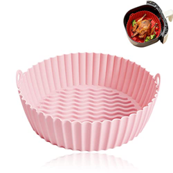 Air Fryer Silicone Pot, Air Fryer Silicone Baking Tray, Reusable Air fryers Silicone Liner, Food Safe Reusable Air Fryer Basket, Washable Round Silico características