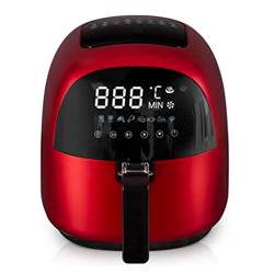 Desconocido Freidora de Aire de 3.5 Cuartos de galón, Olla a Aire Caliente eléctrico Omiters Cooker con 5 preajustes, Digital LCD Pantalla táctil, Ces características