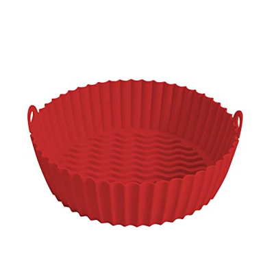NESKTS Olla de silicona para freidora de aire, accesorios para horno de freidora de aire, repuesto para papel de pergamino inflamable