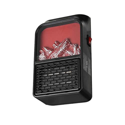 Calentadores de espacio para uso en interiores 900W Pequeño calentador control remoto portátil escritorio portátil enchufe-in calentador aire espacio  en oferta