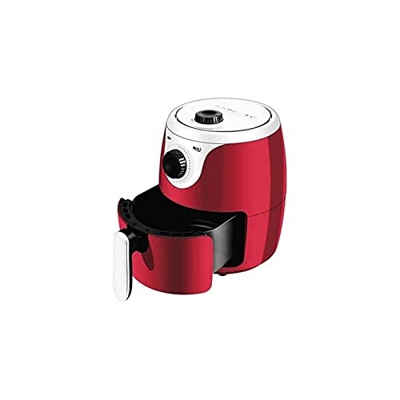 Freidora de aire, freidora de aire pequeño, menos airfryer de aceite, 1000W Freidante de aire Pizza de pizza, cesta antiadherente, sobre protección co