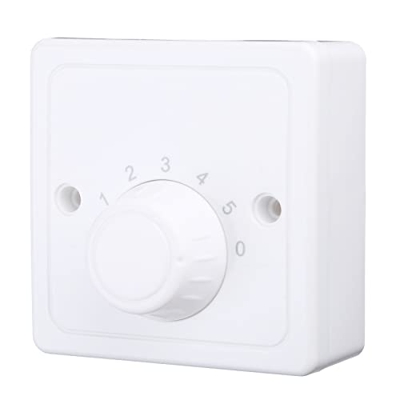 Gereiny 220V Ajuste Universal Ventilador de Techo Interruptor de Control de Velocidad Botón de Pared Interruptor de atenuación Cinco Engranajes Ajusta