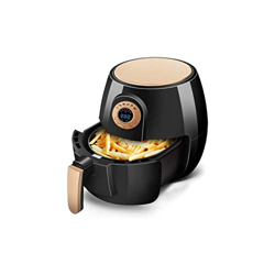 Freidora de aire, freidora de aire pequeño, menos airfryer de aceite, 1200W Freidante de aire Pizza de pizza, cesta antiadherente, sobre protección co características