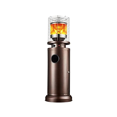 TOMYEUS Calentadores de Espacio para Uso en Interiores Patio de Gas Calentador de pie Ajustable Patio eléctrico Patio Patio Cuadrado Calentador Negro 