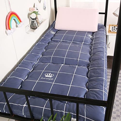 LASHI Student Dorm Tatami Colchón Dormitorio 4cm Espesar Futon Colchón Sala de Estar Alfombrilla Antideslizante(Color:E,tamaño:120x190cm)