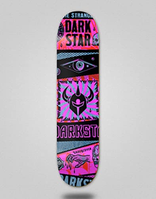 Darkstar monopatín Skate Skateboard Deck Tabla Collapse HYB Pink 8.0