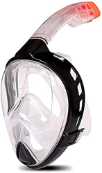 Samnuerly Máscara de Buceo con esnórquel de Cara Completa, Equipo Profesional de esnórquel, Conjunto de Equipo de Buceo Impermeable y antivaho Complet en oferta