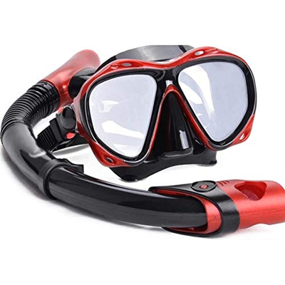 Samnuerly Máscaras de Buceo Kits de esnórquel Equipo de esnórquel Profesional para Deportes acuáticos Equipo de esnórquel Máscaras