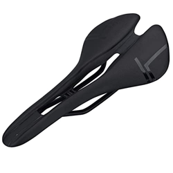 JINPENGRAN Saddle De Bicicleta, Saddle Saddle Road Bike Ultralight Racing Track Saddle De Cuero Carbono,B características