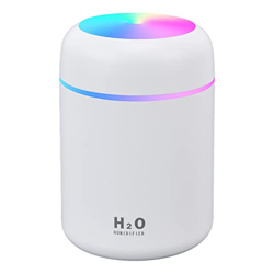 mumisuto Humidificadores, Humidificador para automóvil Mini humidificador de Aire de Escritorio Humidificador de aromaterapia con luz Nocturna RGB Ali precio