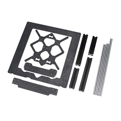 Clon Printer Prusa I3 Mk3 Piezas de Aluminio 3D Marco Negro y Kit de Varillas de Perfil Suave Juego de Herramientas Juego de Herramientas de Mano en oferta
