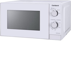 Corberó CMICM4020W Microondas de Libre Instalación Cap. 20 Litros, Color Blanco, Potencia 700 W, Descongelar, 5 Niveles Potencia, Control Mecánico, Te en oferta