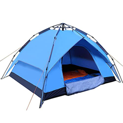 Carpa Domo Resistente al Agua Protección UV Impermeable con toldo, Carpas emergentes automáticas 3-4 Personas para Acampar Senderismo Viajes Actividad en oferta