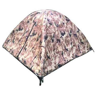 Carpa de Camuflaje para Acampar al Aire Libre, con Capacidad para 2-3 Personas en Las Cuatro Estaciones, Tela Oxford de Fibra de Vidrio, Supervivencia