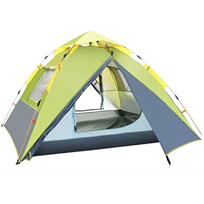 Carpa de Viaje Familiar, Carpa para Acampar Carpa con Mochila Impermeable Doble, Adecuada para Acampar y Caminar 215x215x155cm