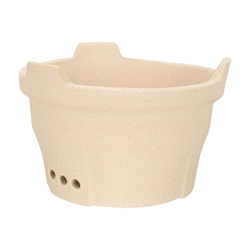 YARNOW Mini Charcoal Grill Pottery Clay Stove Charcoal Tabletop BBQ Grill Grill Japanes características