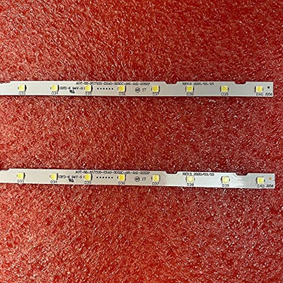 YAKESTYLE Piezas reemplazables- DIRIGIÓ Strip (2) for Samsung UE55NU7172U UN55RU7100G UN55NU7090G UE55RU7100 UE55NU7179 UE55NU7442 UE55NU7445 UE55NU74
