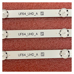 YAKESTYLE Piezas reemplazables- 3 Piezas LED 8 LED Franja de la luz de Fondo for LG 43UH61 9V 4 3UH620V 43UH610V 43UH6030 43UF6407 43LH60_FHD_A UF64_U características