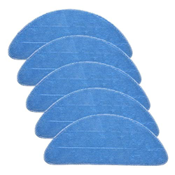 QAZWSXD swaiwai 5pcs / Lot Robot Cleader de vacío Reutilizable Trapos de Tela de la fregona for Abir x6 x5 x8 Accesorios Sweeper Robot Parts precio