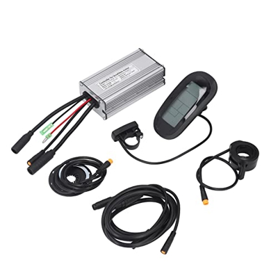 Eulbevoli Controlador de Motor de Bicicleta Eléctrica, Kit de Conversión de Bicicleta Eléctrica Función de Disipación de Calor Carcasa de ABS a Prueba