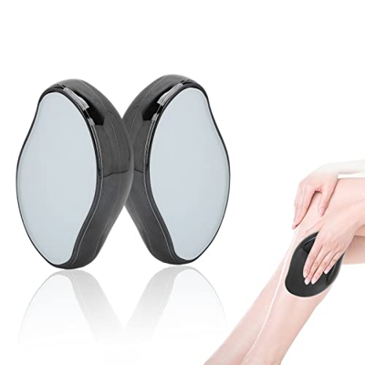 Depiladora de Cristal, Depiladora de Mujer, Magic Hair Eraser Crystal Hair Remover para mujeres y hombres, herramienta de depilación de cristal de exf