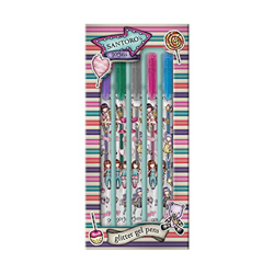 SANTORO- Set 5 Bolígrafos Gel Brillante Gorjuss Fairground Carousel 8,7X19X1,5Cm, Multicolor (SAFTA 1126GJ01) características