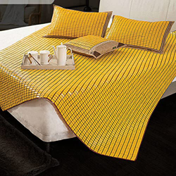 Colchón de Enfriamiento de Bambú,Estera de Dormir Verano,Colchoneta para Bamboo Plegable,Suave Transpirable Natural Amigable con el Medio Ambiente,par en oferta