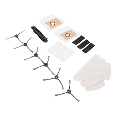 Juego de Cepillos para Aspiradora, Eficiente, Fácil de Instalar, Suave, Buen Rendimiento de Limpieza, Robot, Accesorios de Barrido para el Hogar Y el 