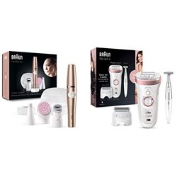 Braun FaceSpa Pro Depiladora Facial Mujer Todo en 1 con Cepillo de Limpieza + Silk-épil 9 Depiladora Mujer con Tecnologí­a SensoSmart características
