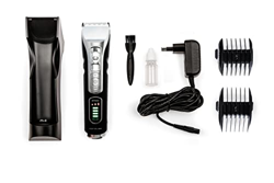 Corioliss Clipper CRS-201 - Máquina de Afeitar Profesional para Cuerpo Barba y Cabello - 4,5 Horas de Bateria con 3 Velocidades y 4 Guias de corte - A precio