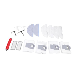 Juego de Reemplazo de Robot de Barrido, 17 Piezas de Fibra ABS Suave, Silicona, Protección Ambiental, Buen Rendimiento, Kit de Piezas de Barredora par en oferta